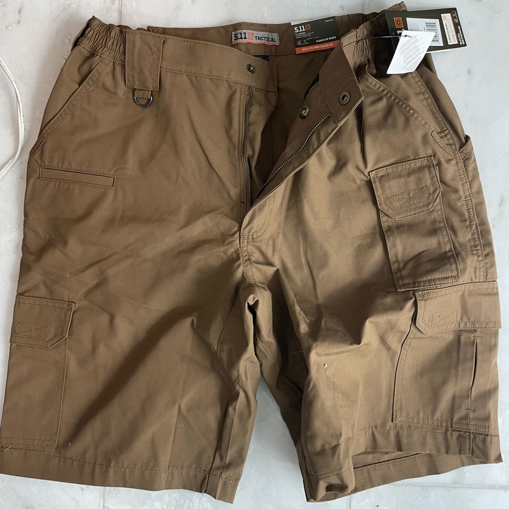 5.11 Tactical Men's Tan Cargo Shorts